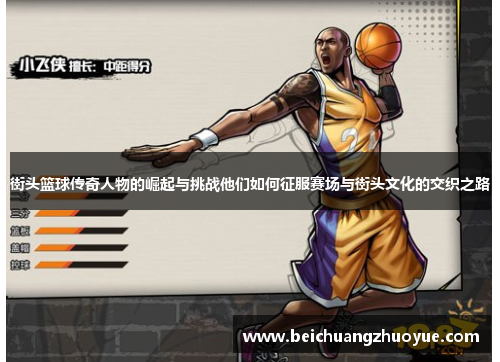 街头篮球传奇人物的崛起与挑战他们如何征服赛场与街头文化的交织之路